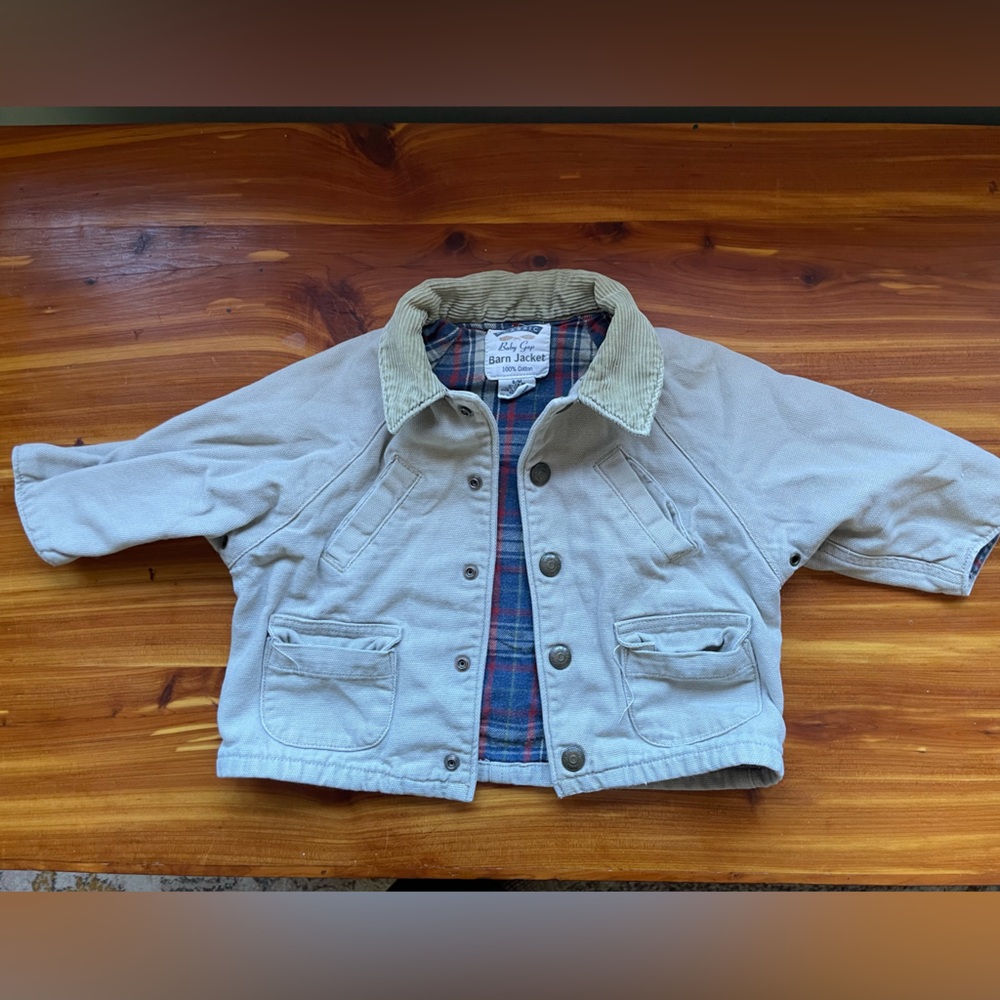 Flannel lined baby GAP Kids barn Jacket